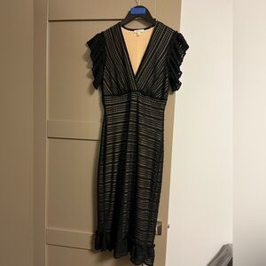 Max Studio - Elegant Black and Nude Dress